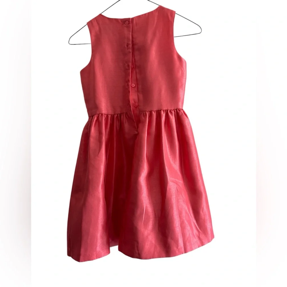 Coral Sequin party dress